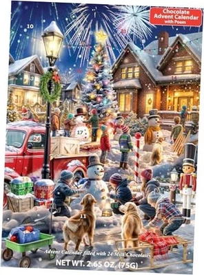 Calendario de Adviento Chocolate Concurso Muñeco de Nieve 2025 (Cuenta Regresiva para Navidad) por -  Foto 1 de 4