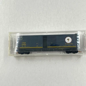 Micro Trains N Scale Chesapeake & Ohio C&O 21494 50' Standard Boxcar #03100076 - Picture 1 of 6