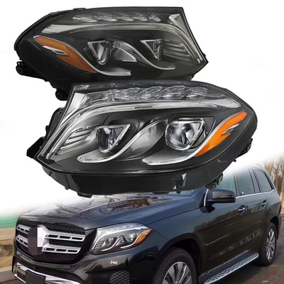 For 2017-2019 Mercedes-Benz GLS450 GLS550 Full LED Headlight Headlamp LH/RH Side — 第 1/4 张图片