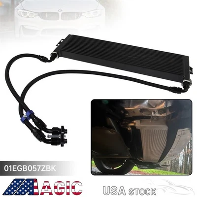 Performance Oil Cooler Kit For BMW M3 M4 M2 S55 F80 F82 F83 F87 F8X 15-20 Black Foto 1 de 4