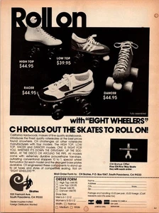 1979 • Anuncio impreso de patines C H • South Pasadena años 70 ADS-65 - Imagen 1 de 2