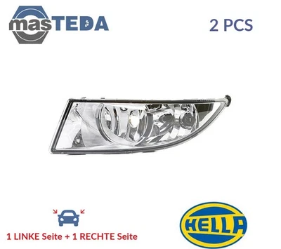 1NE 010 299-121 NEBELSCHEINWERFER PAAR SET HELLA 2PCS FÜR SKODA FABIA II - Image 1 of 4