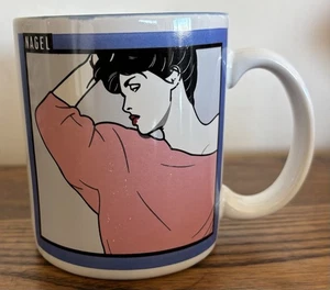 Rare Vintage Patrick Nagel Coffee Mug Figi Graphics 1993  (W) - Picture 1 of 5