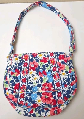 Vera Bradley Shoulder Bag Saddle Up Summer Cottage Crossbody Adjustable Strap  - Image 1 of 4