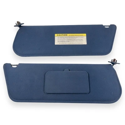 Juego de pares de parasoles laterales para conductor y pasajero Ford F150 F250 F350 1987-1996 azul Foto 1 de 4