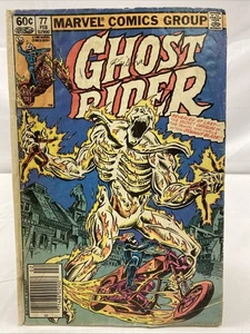 Variante de quiosco Ghost Rider #77 (Marvel Comics febrero 1982) - Imagen 1 de 2