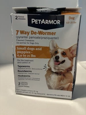 PetArmor 7 Way De-Wormer Insect Treatment for Small Dogs and Puppies - 2... - Image 1 of 3