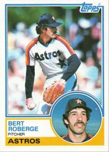 1983 Topps Baseball Bert Roberge Houston Astros #611 - Picture 1 of 2