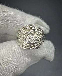 Heavy 925 Silver Saddle Ring 12-14g - Picture 1 of 5