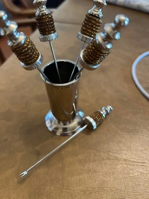 Horquillas de entremeses MCM sin marca peine de miel cuentas doradas Foto 1 de 4