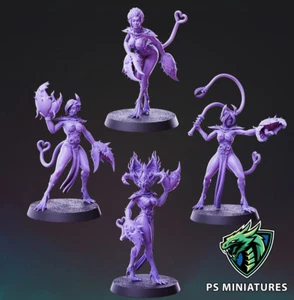 Daemonettes of Excess, 5-10 multipart minis incl pinup, in 8K by PS Minis - Picture 1 of 26