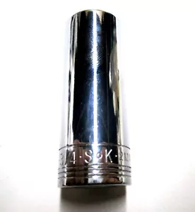 SK Tools 12pt. 3/8" Drive Deep Socket 3/4" Chrome 2124 *MADE IN THE USA* - Picture 1 of 4