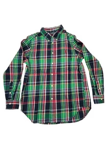 Ralph Lauren Boys Multicolor Plaid Long Sleeve Button-Up Shirt L(14-16) - Picture 1 of 3