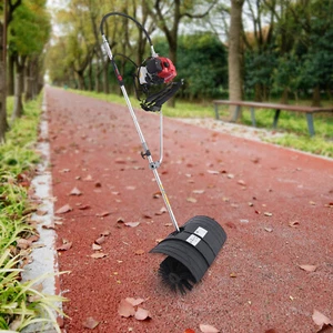 2-Stroke 52cc 1700W Gas Power Broom Snow Artificial Turf Grass Backpack Sweeper - Picture 1 of 12