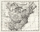 Stati Uniti Usa Oststaaten Originale Incisione Landkarte Arrowsmith 1804