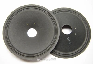 Par de conos de papel vintage de 6" - piezas de altavoz / W585 - Imagen 1 de 2