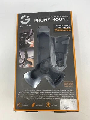Power Charger Phone Mount SmartGear Built-In 2 USB Charger - Image 1 of 3