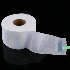 100pcs/Roll Stretchy Disposable Neck Paper Strips Barber Salon HOT C3Y2 - Foto 1 di 7