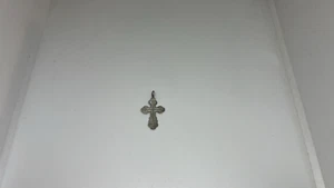 ANTIQUE c.19th CENT IMPERIAL RUSSIAN SILVER "84" ORTHODOX CROSS "SAVE & PROTECT" - Picture 1 of 8