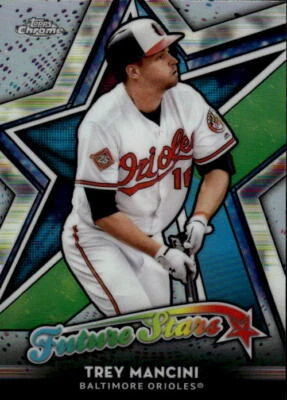 2018 Topps Chrome Trey Mancini #FS-16 Future Stars Baltimore Orioles 7O - Image 1 of 2