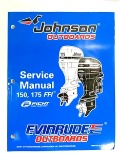 Johnson Evinrude 150 1998 175 HP EC FFI Ficht manual de servicio OMC 520211 prioridad - Imagen 1 de 21