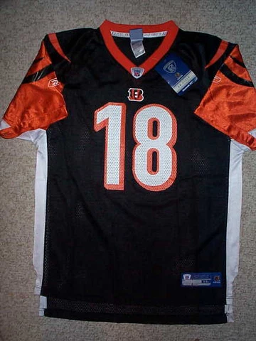 *IRREGULAR* Cincinnati Bengals AJ Green nfl REEBOK Jersey Youth Kids Boys (xl) Cover