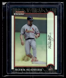 1999 Bowman Chrome Refractor #6 Mark McGwire Cardinals *Scratches* - Picture 1 of 2