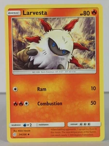Larvesta - Eclipse Cósmico - 34/236 - Individuales - Juego de cartas coleccionables Pokémon - U - Imagen 1 de 21