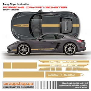  Racing Stripes set for Porsche Cayman / Boxster 2014 - 2018 - Picture 1 of 12