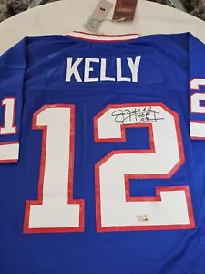 Jim Kelly Autographed/Signed Jersey FANATICS Buffalo Bills Mitchell & Ness - Picture 1 of 8