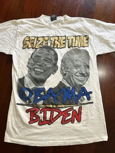 Obama Biden Seize the Time Presidential election shirt Size Men's XL - Picture 1 of 5
