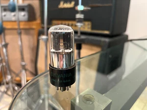 1940s Sylvania 6SL7GT 6SL7 Tall glass side getter Vacuum Tube Tested Guaranteed - Picture 1 of 9