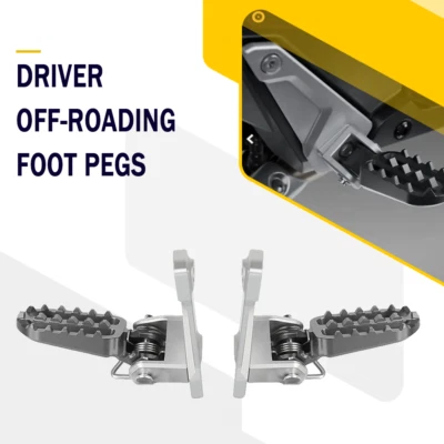 Motorrad Alu Fahrer Offroad Fußrasten für Honda X-Adv 750 2021-2025 X-Adv750 New - Bild 1 von 4