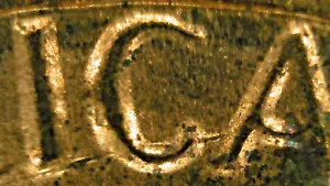 1985 Lincoln Penny Die Crack Error On The Reverse - Picture 1 of 7