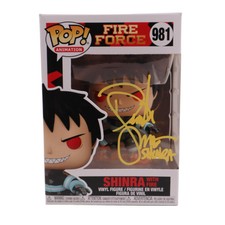 Derick Snow Signed Funko POP Fire Force Shinra Autographed JSA COA