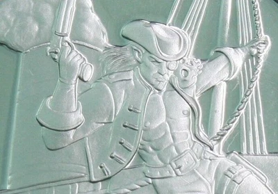 2017 Steampunk SIMEON Angels and Demons 1 oz .999 Sexy Silver Round ONLY - Image 1 of 4