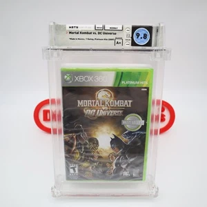 XBox 360 MORTAL KOMBAT VS DC UNIVERSE - WATA GRADED 9.8 A+ NEW & Factory Sealed! - Picture 1 of 10