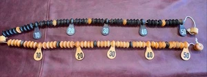 Vintage Hanging Wooden Billiard Pool, Snooker Score Keeper Beads - Picture 1 of 3