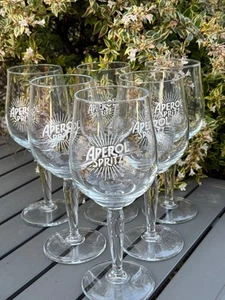 6 X APEROL SPRITZ Soda Gläser / Glas Neu - Bild 1 von 7
