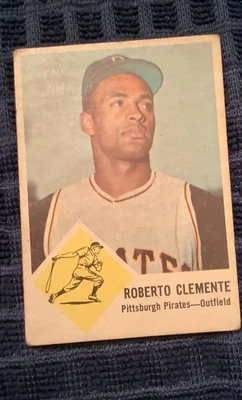 Fleer Robert Clemente Ex 1963 raro Foto 1 de 2