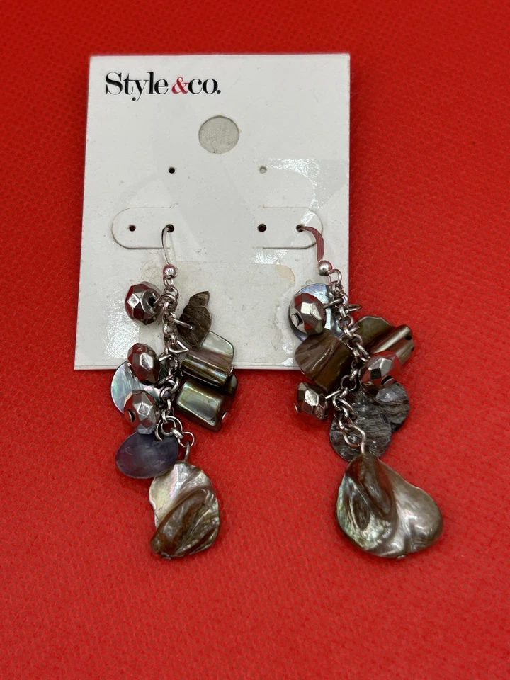 Style & Co Drop Dangle Earrings. - Image 1 of 2