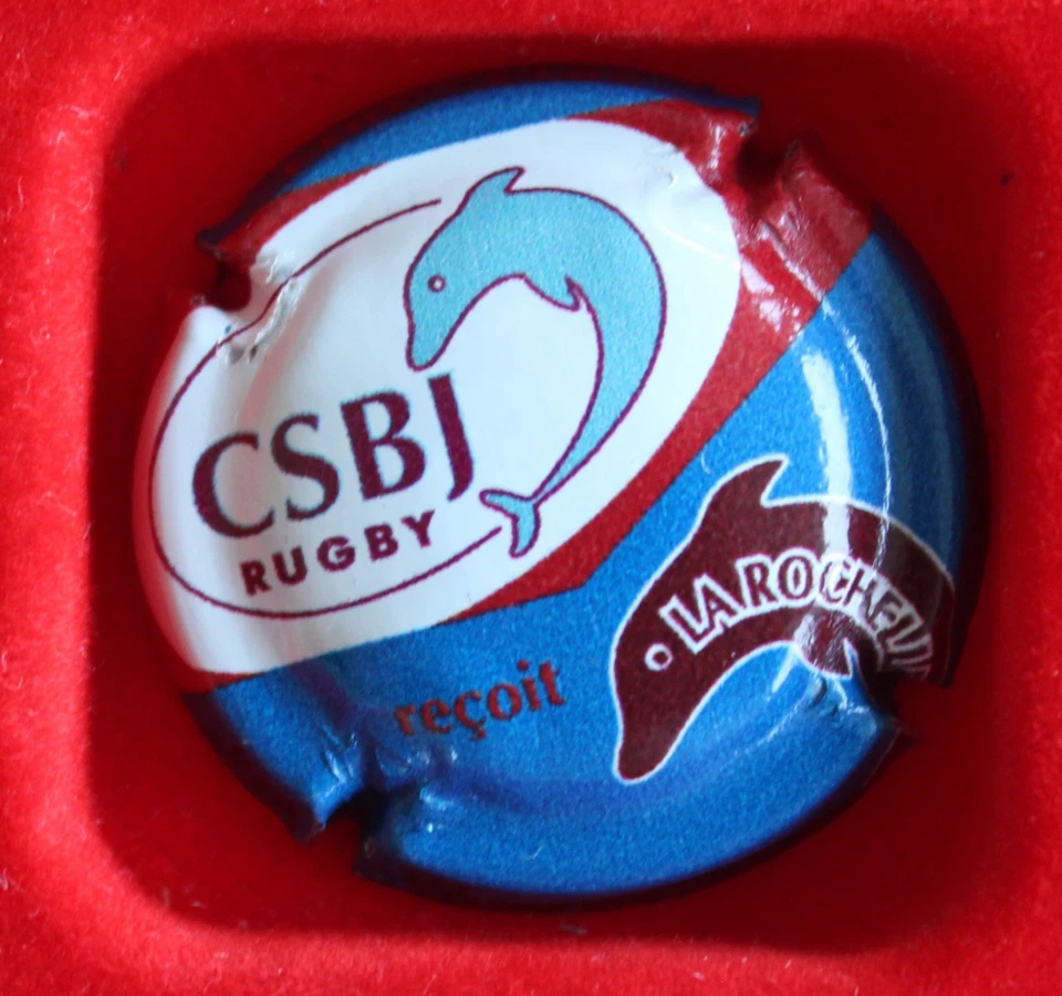  Capsules de champagne  de VENOGE  RUGBY  CS BOURGOIN-JALLIEU  LA ROCHELLE 210 D - Photo 1/1