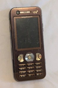 W890i Sony Ericsson Walkman Mobile Phone Brown + Extras (no battery) - Picture 1 of 12