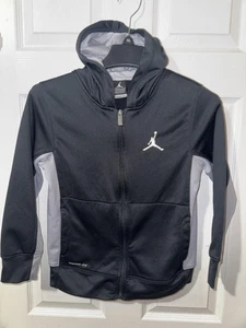 Jordan Hoodie Boys 10-12 Therma-FIT Full Zip Fleece Hooded Pockets Athletic - Picture 1 of 12