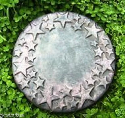 Estrella Stepping Stone Molde Yeso Hormigón Fundición Molde 11" x más de 1" de espesor Foto 1 de 2