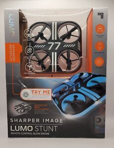 SHARPER IMAGE Lumo Stunt Remote Control LED Glow Drone 2.4 GHz 🔥New Sealed🔥
