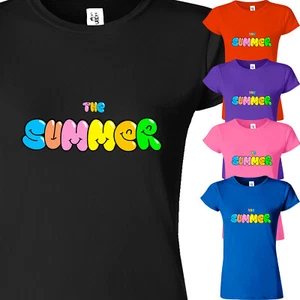 Funny Summer Cool Women Short Sleeves T-Shirt Holiday Party USA Graphic Gift Tee - Picture 1 of 12