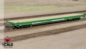 Fox Valley Models HO Pullman-Standard F60GH 60' Flatcar, Burlington Northern - Picture 1 of 2