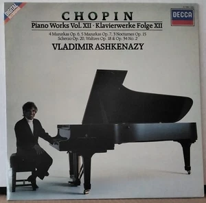 DECCA 411 896-1 ED 1 NL CHOPIN - PIANO WORKS VOL. XII ASHKENAZY 1985 DIGITAL LP - Picture 1 of 3