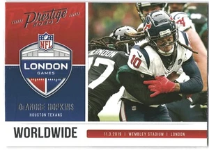 2020 Panini Prestige Deandre Hopkins Worldwide Houston Texans #WW-DH - Picture 1 of 2